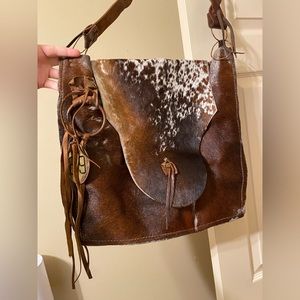 Leather Cowhide handbag